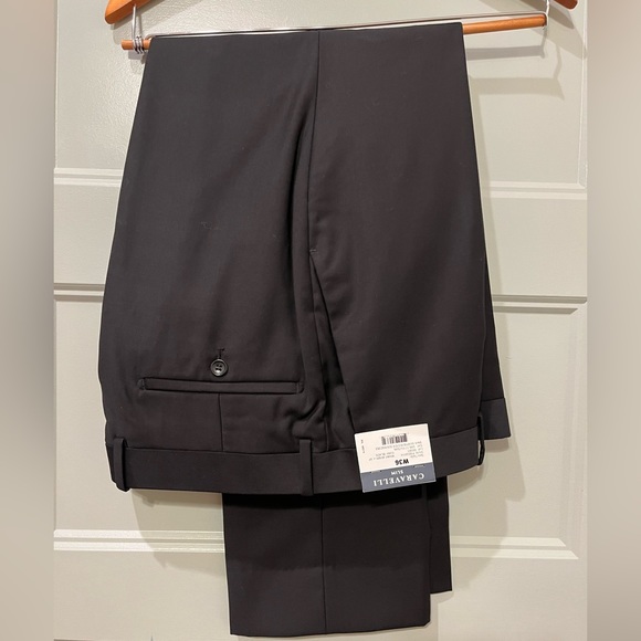 West End Burgundy 1-Button Shawl Tuxedo (2-Piece Set) - Picture 6 of 7